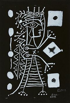 Pablo Picasso - Jacqueline La Femme aux Des, 66701-14, Van Ham Kunstauktionen