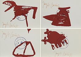 Joseph Beuys - Konvolut von 6 Postkarten Aus Zeichen fuer den Braunraum, 65546-349, Van Ham Kunstauktionen