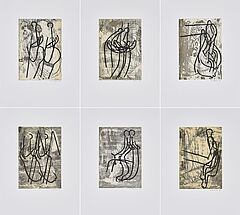 Markus Oehlen - Anglerinnen I bis VI, 70409-17, Van Ham Kunstauktionen