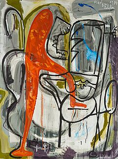 Markus Oehlen - Ohne Titel, 69626-1, Van Ham Kunstauktionen