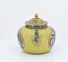 Paar Cloisonne Teekaennchen, 73676-4, Van Ham Kunstauktionen