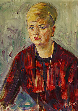 Anton Raederscheidt - Portraet einer jungen Frau Inge Ries-Hueser, 68338-3, Van Ham Kunstauktionen