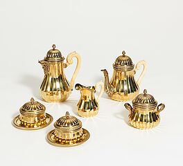 Deutschland - Vermeil Kaffee- und Teeservice, 69591-186, Van Ham Kunstauktionen