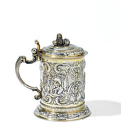 Danzig - Grosser Deckelhumpen mit Loewenknauf, 55245-1, Van Ham Kunstauktionen