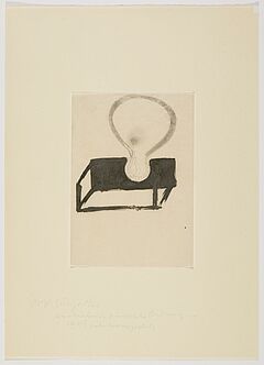 Joseph Beuys - Anschwebende plastische Ladung -> vor <- Isolationsgestell, 69500-22, Van Ham Kunstauktionen