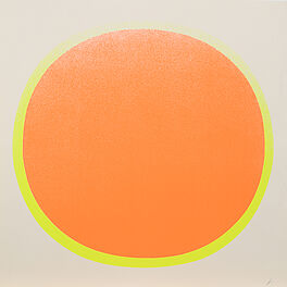 Rupprecht Geiger - Oranger Kreis mit gelbem Kranz auf weiss, 61309-8, Van Ham Kunstauktionen