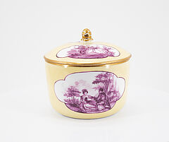 Meissen - Dose mit Watteauszenen, 75803-7, Van Ham Kunstauktionen