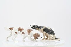 Meissen - Zwei Jagdhunde, 75074-70, Van Ham Kunstauktionen