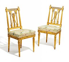 Deutschland - Paar Spaetklassizismus Stuehle, 64541-26, Van Ham Kunstauktionen
