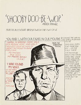 Raymond Pettibon - Shooby Doo-Be-Wop, 81351-79, Van Ham Kunstauktionen