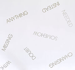 Robert Barry - Arrangement of words is variable, 75280-7, Van Ham Kunstauktionen
