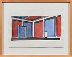 Thomas Huber - Bemalter Raum mit Regal, 79500-238, Van Ham Kunstauktionen