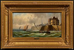 Urbain Vincent Paul Grossin - An der Kaimauer, 75878-21, Van Ham Kunstauktionen