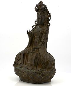 Guanyin auf Elefant, 66837-4, Van Ham Kunstauktionen