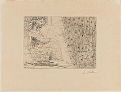 Pablo Picasso - Marie-Therese en vestale weillant le minotaure endarmi, 70062-1, Van Ham Kunstauktionen