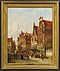 Petrus Gerardus Vertin - Sommerliche Strassenszene in einer hollaendischen Stadt, 73086-1, Van Ham Kunstauktionen