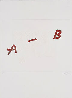 Antoni Tapies - Aus Le plus beau cadeau Poesies denfants non voyants, 73062-6, Van Ham Kunstauktionen