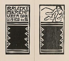 Karl Schmidt-Rottluff - Bruecke Bericht ueber 1909 u 1910, 68002-15, Van Ham Kunstauktionen