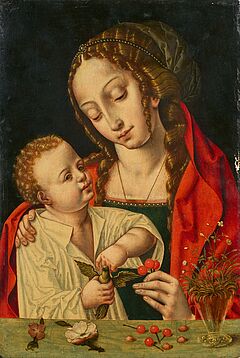 Joos van Cleve - Die Madonna der Kirschen, 75670-1, Van Ham Kunstauktionen