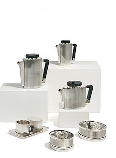 Koch  Bergfeld - Seltenes Kaffeeservice mit Rillendekor, 81561-1, Van Ham Kunstauktionen