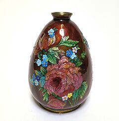 Limoges Camille Faure - Kleine Vase mit Blumenbouquets, 73308-8, Van Ham Kunstauktionen