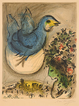 Marc Chagall - Der Blaue Vogel, 75847-1, Van Ham Kunstauktionen