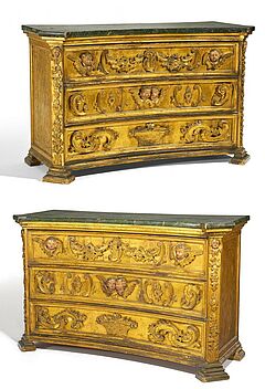 Italien - Paar praechtige Fruehbarock Kommoden, 59563-17, Van Ham Kunstauktionen