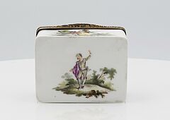 Wohl Meissen - Tabatiere mit Bildnis einer Dame, 68405-4, Van Ham Kunstauktionen