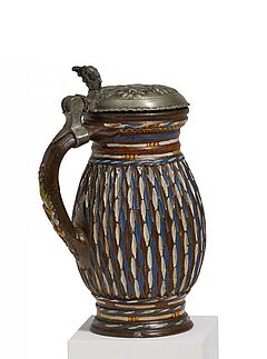 Creussen - Kleiner Krug mit Pelikan, 81740-5, Van Ham Kunstauktionen