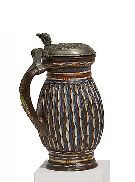 Creussen - Kleiner Krug mit Pelikan, 81740-5, Van Ham Kunstauktionen