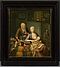 Hieronymus van der Mij - Interieur mit einer stillenden jungen Mutter und ihren Kindern Mit einer Maid und einem Papagei, 73860-2, Van Ham Kunstauktionen