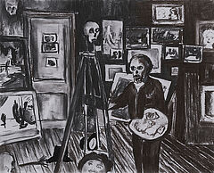 Przemyslaw Matecki - James Ensor The Skeleton Painter 1886, 300001-3050, Van Ham Kunstauktionen
