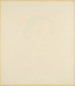 Max Beckmann - Frauenkopf mit Halskette Frau Parcus, 79804-4, Van Ham Kunstauktionen