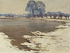 Max Clarenbach - Winterlandschaft in den Erftauen, 80609-12, Van Ham Kunstauktionen