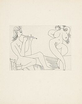 Pablo Picasso - Flutiste grec et danseuse, 55046-2, Van Ham Kunstauktionen