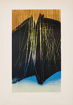 Hans Hartung - Composition bleue et jaune, 73330-32, Van Ham Kunstauktionen