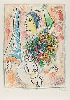 Marc Chagall - Offrande a la Tour Eiffel, 64067-3, Van Ham Kunstauktionen