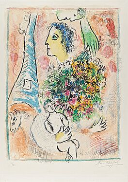 Marc Chagall - Offrande a la Tour Eiffel, 64067-3, Van Ham Kunstauktionen