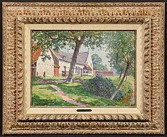 Rodolphe Wytsman - Landschaft mit Bauernhof, 75042-1, Van Ham Kunstauktionen
