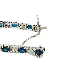 Saphir-Diamant-Armband, 81601-4, Van Ham Kunstauktionen