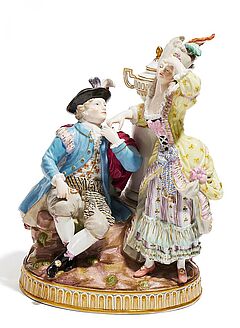 Meissen - Schwedische Hofgruppe, 57052-19, Van Ham Kunstauktionen