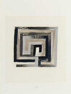 Heinz Mack - Das Hohelied Salomo 1 Blatt aus einer Serie von 12 Arbeiten Labyrinth, 56801-10868, Van Ham Kunstauktionen