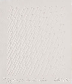 Guenther Uecker - Diagonale Struktur, 73346-1, Van Ham Kunstauktionen