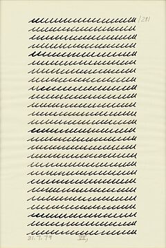 Hanne Darboven - Der Sand, 81209-17, Van Ham Kunstauktionen