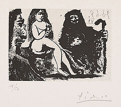 Pablo Picasso - Visiteur au Nez Bourbonien chez la Celestine, 75531-1, Van Ham Kunstauktionen