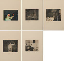 Joseph Beuys - Konvolut von 5 Radierungen Aus Collezione di grafica, 66240-5, Van Ham Kunstauktionen