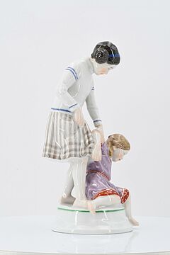 Meissen - Zwei Maedchen, 75074-38, Van Ham Kunstauktionen