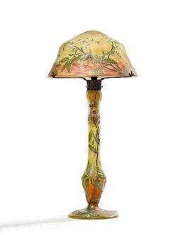 Grosse Tischlampe mit Kirschbluetenzweigen, 50514-4, Van Ham Kunstauktionen