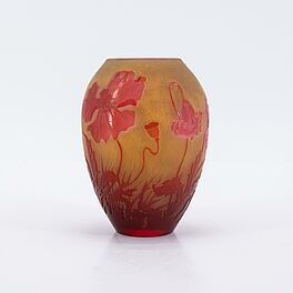 Emile Galle - Vase mit Mohndekor, 76257-31, Van Ham Kunstauktionen