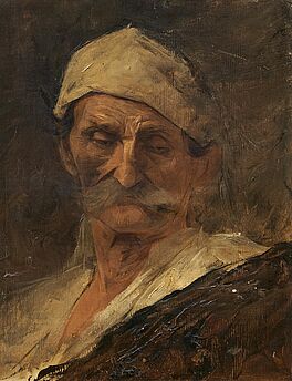 Franz von Stuck - Portrait eines Herren mit Schnauzbart, 69427-6, Van Ham Kunstauktionen